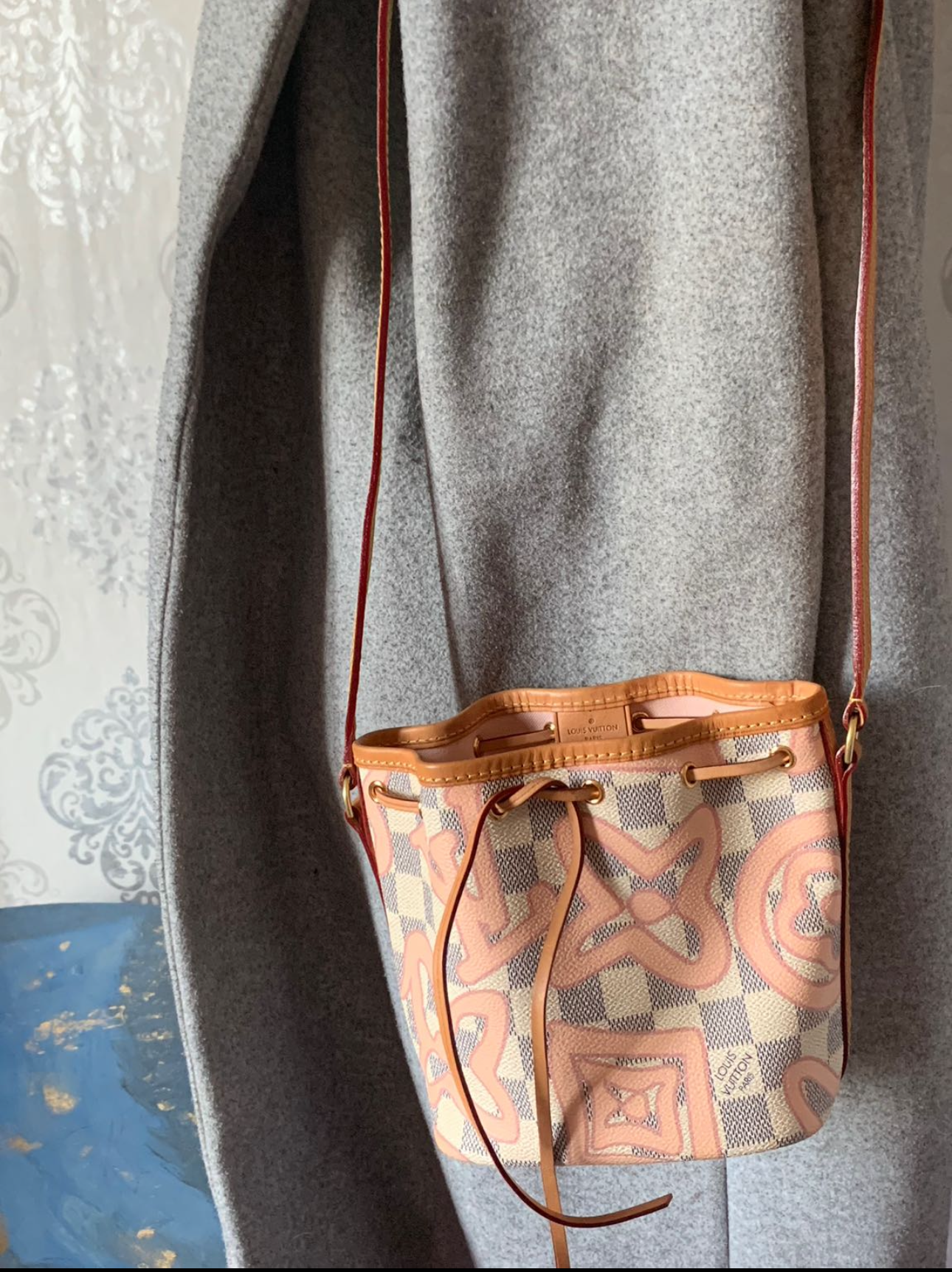 Louis Vuitton Nano Noe Damier Azur Tahitienne