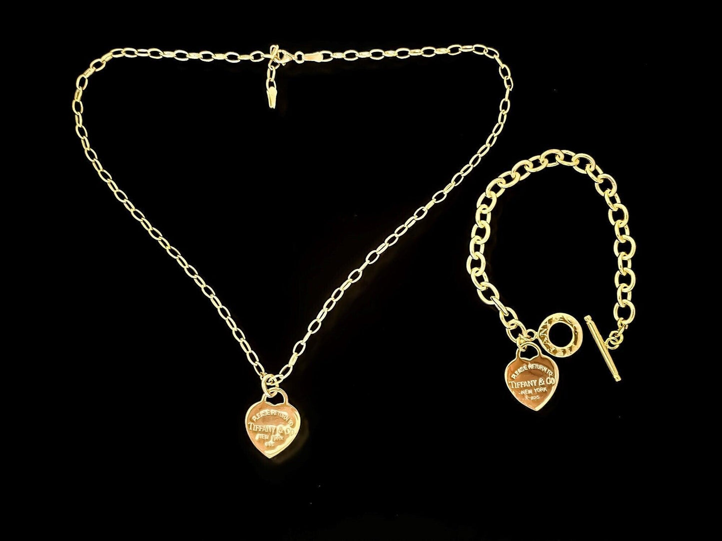 14K Gold Planet Tiffany Co Silver Luxury Necklace - Tracesilver