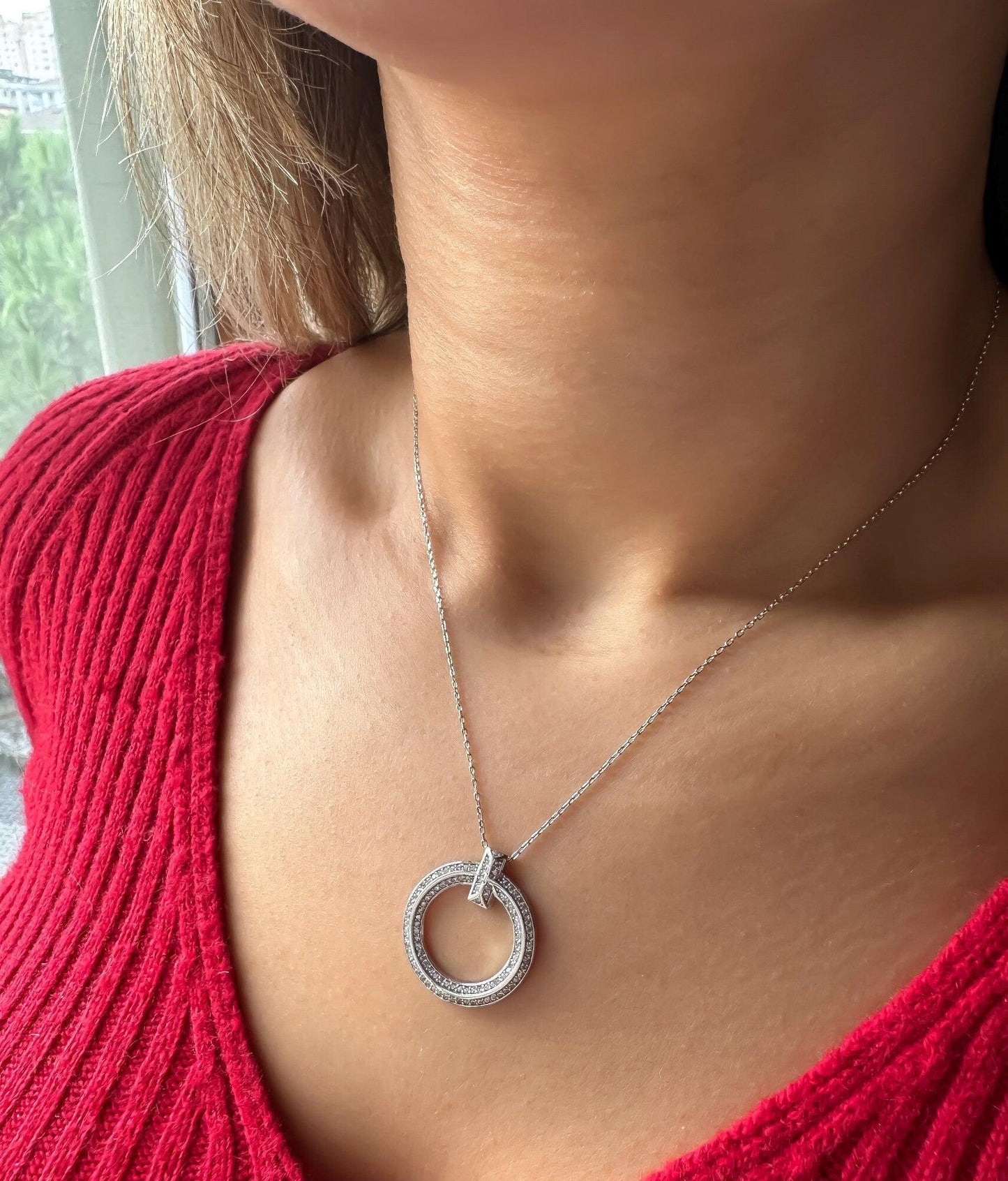 925 Sterling Silver Tiffany & Co Luxury Pendant Necklace For Her - Tracesilver