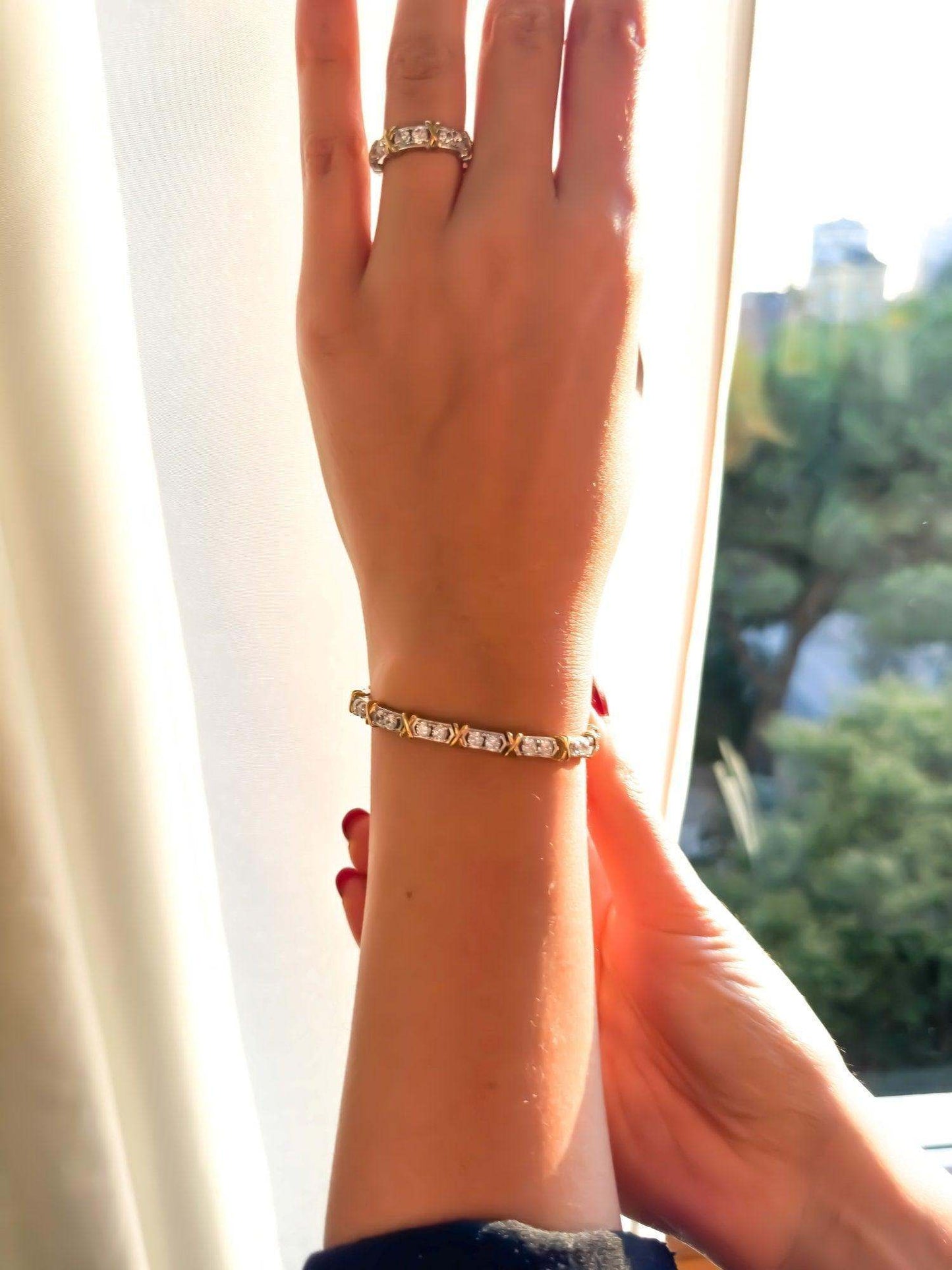 925 Sterling Silver Tiffany Co Bracelet Luxury Jewelry For Her - Tracesilver