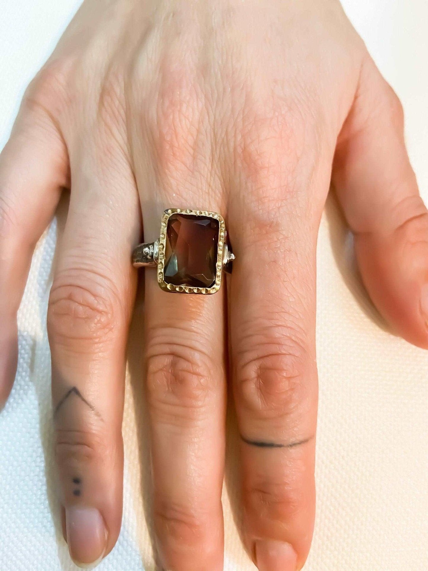 Diaspore Zultanite Stone Ring, 925 Sterling Silver Handmade Diaspore Zultanite Gemstone Ring, 7 Colors İn Days Desing Rings, Turkey Jewelry - Tracesilver