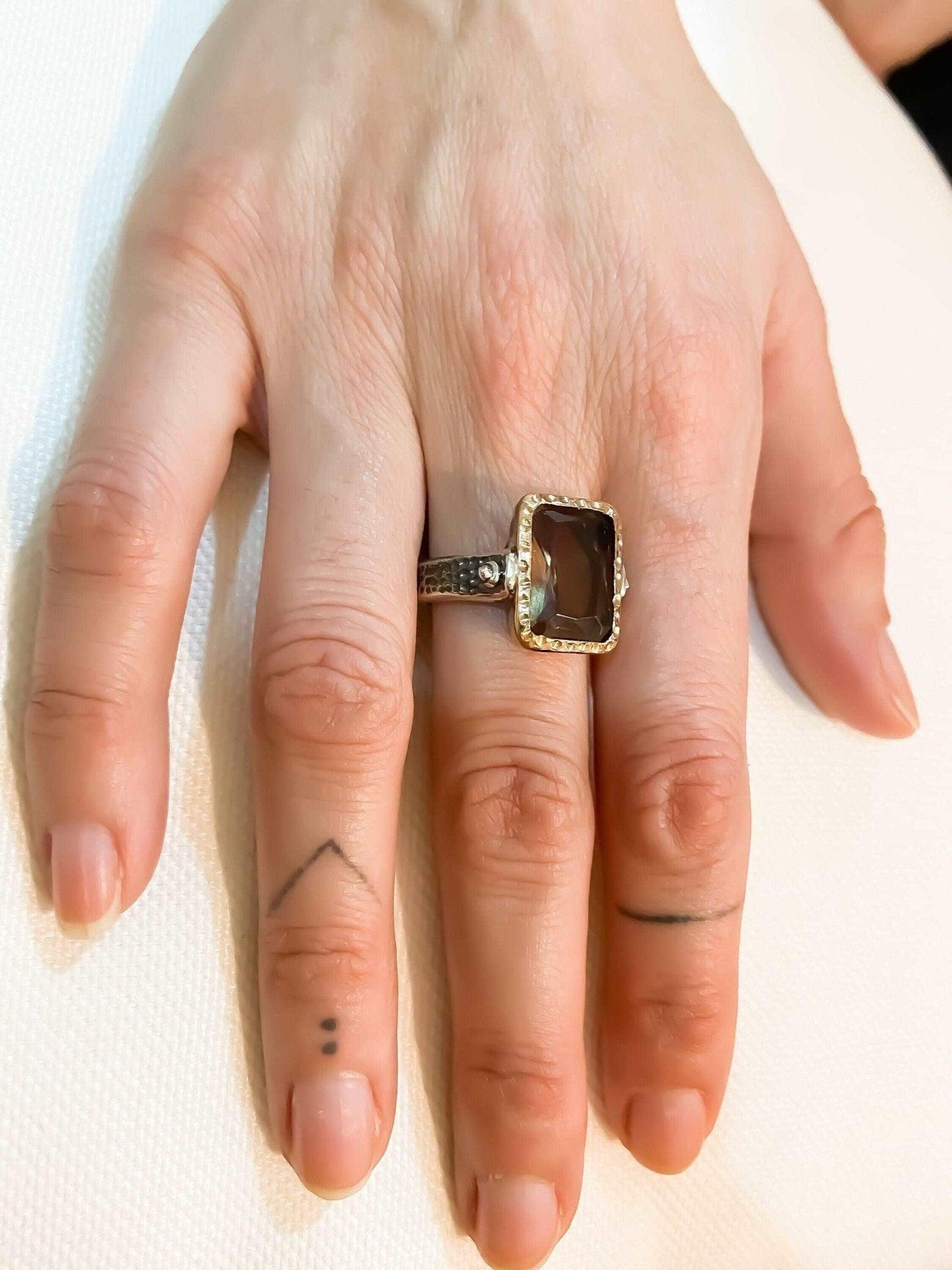Diaspore Zultanite Stone Ring, 925 Sterling Silver Handmade Diaspore Zultanite Gemstone Ring, 7 Colors İn Days Desing Rings, Turkey Jewelry - Tracesilver