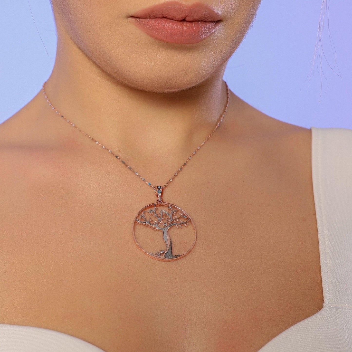 Tree Of Life Pendant For Women, Life İs Born From Woman Necklace For Mother, Gift For Best Mother Jewelry - Tracesilver