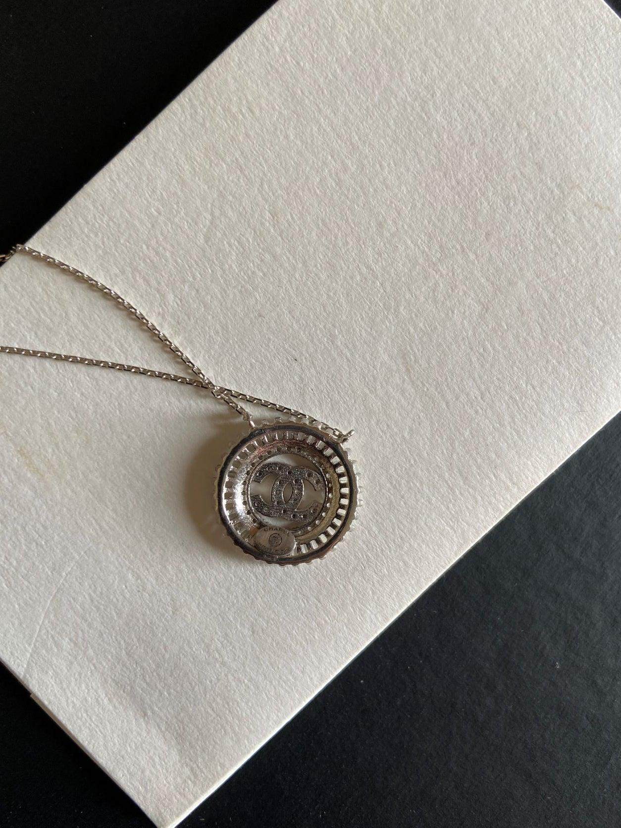 Vintage Chanel Necklace 925 Sterling Silver For Women - Tracesilver