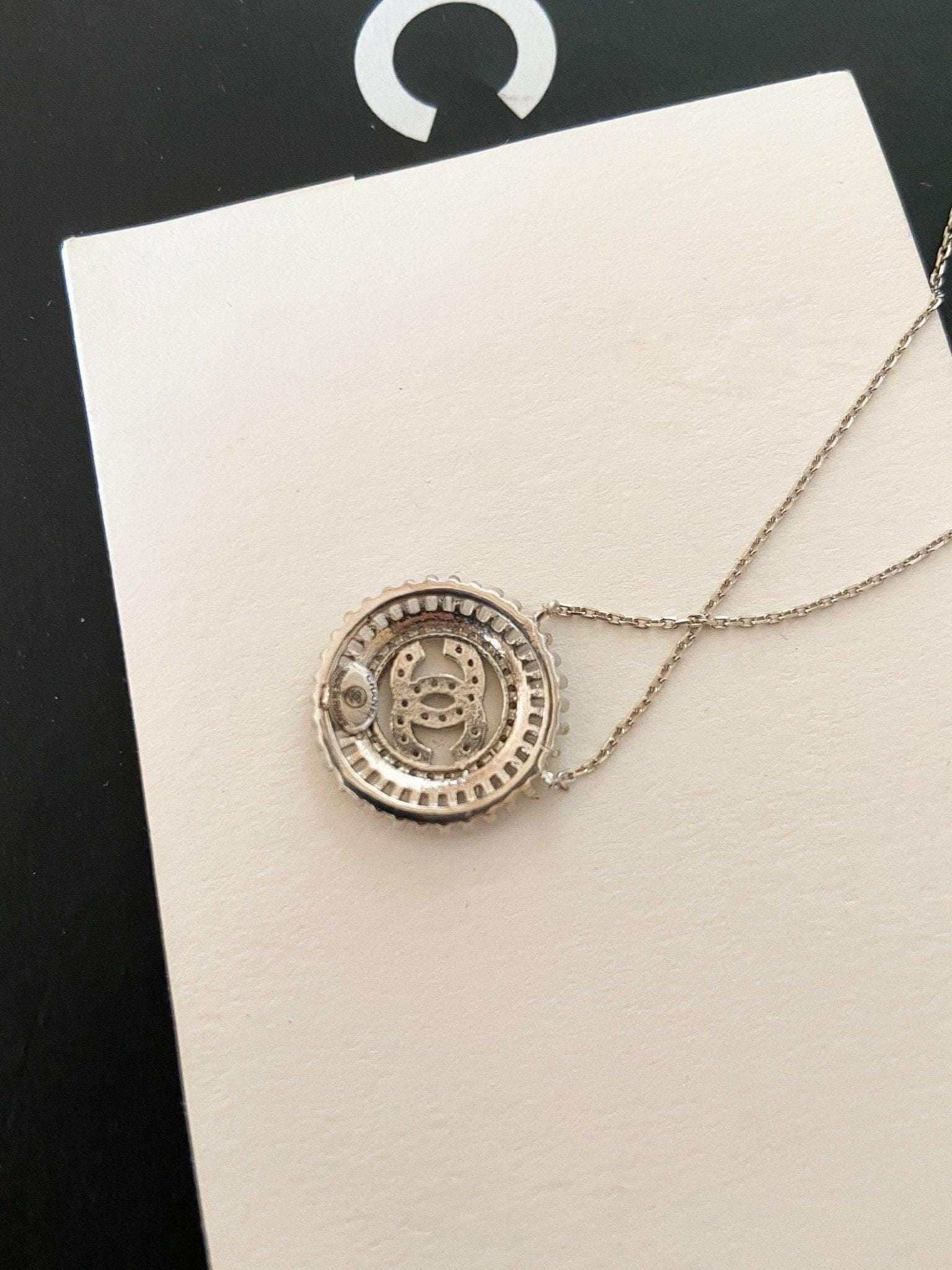 Vintage Chanel Necklace 925 Sterling Silver For Women - Tracesilver