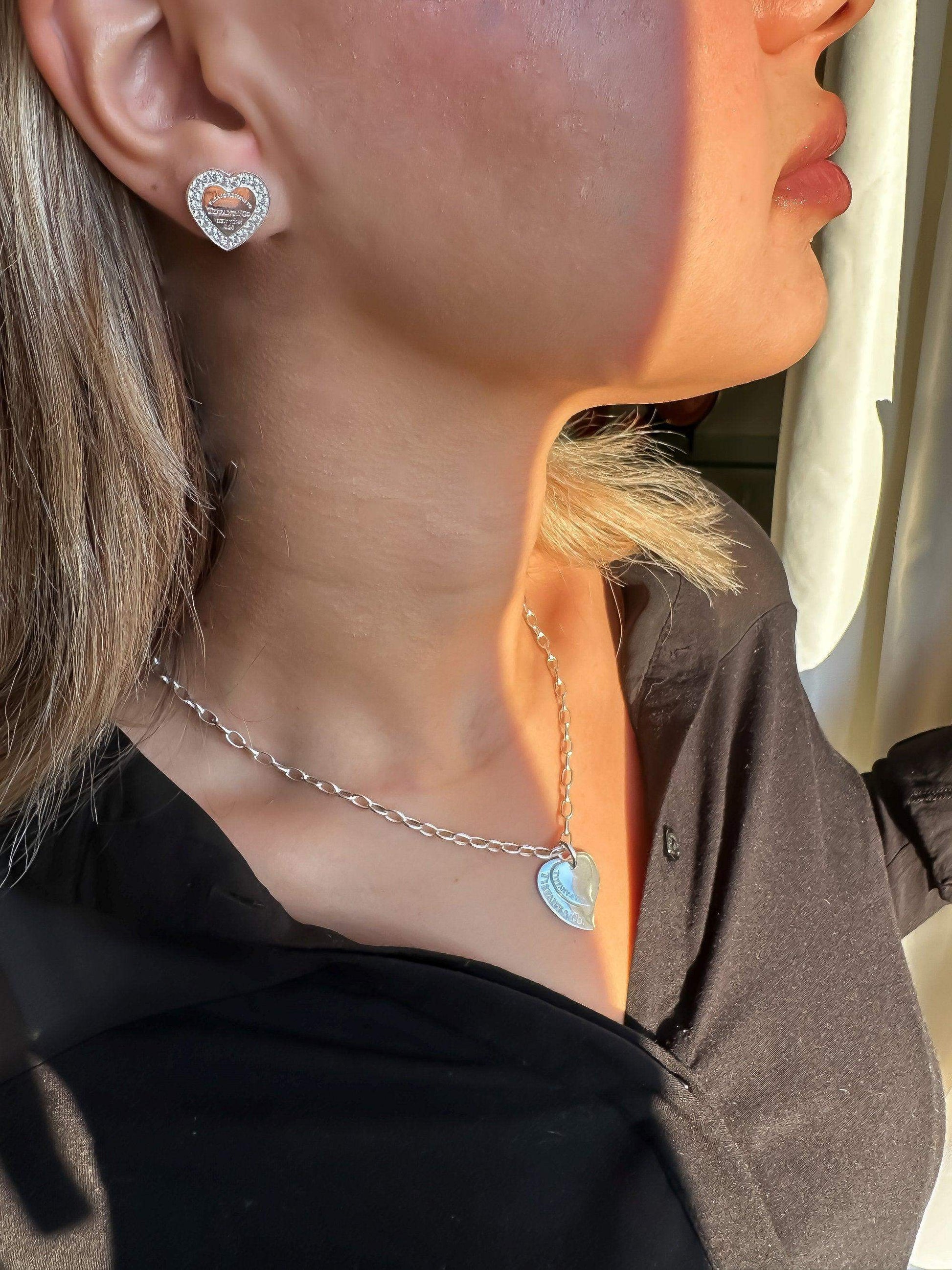 Tiffany&Co Luxury jewelry 925 sterling silver earrings - Tracesilver