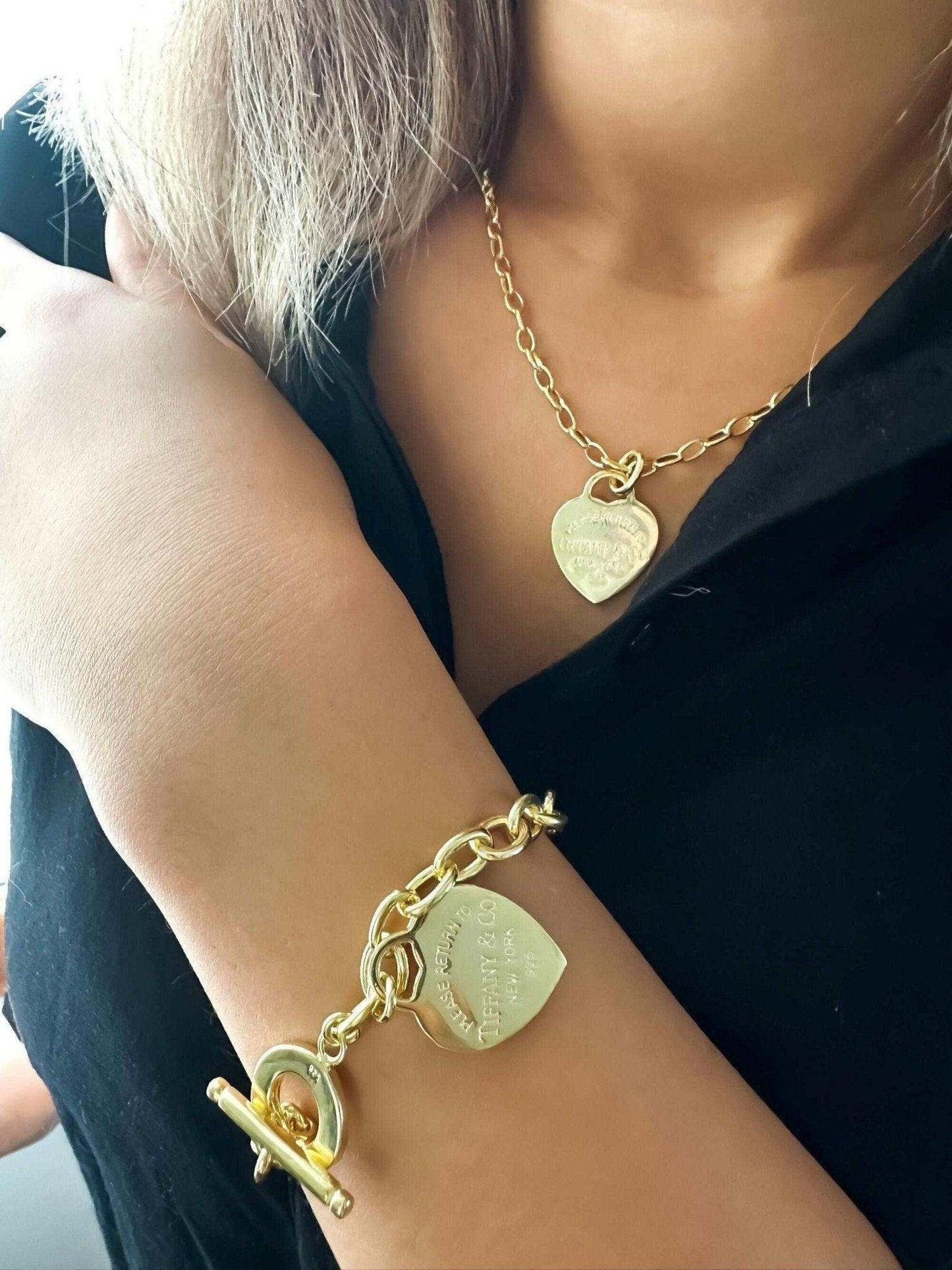 14K Gold Planet Tiffany Co Bracelet Luxury Jewelry - Tracesilver