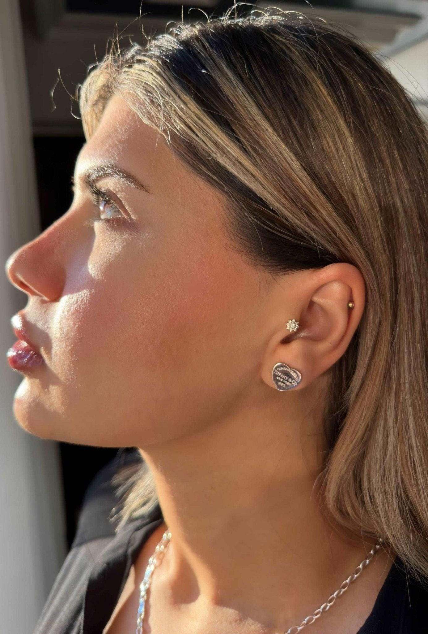 925 Sterling Silver Tiffany&Co Luxury Design Earrings - Tracesilver