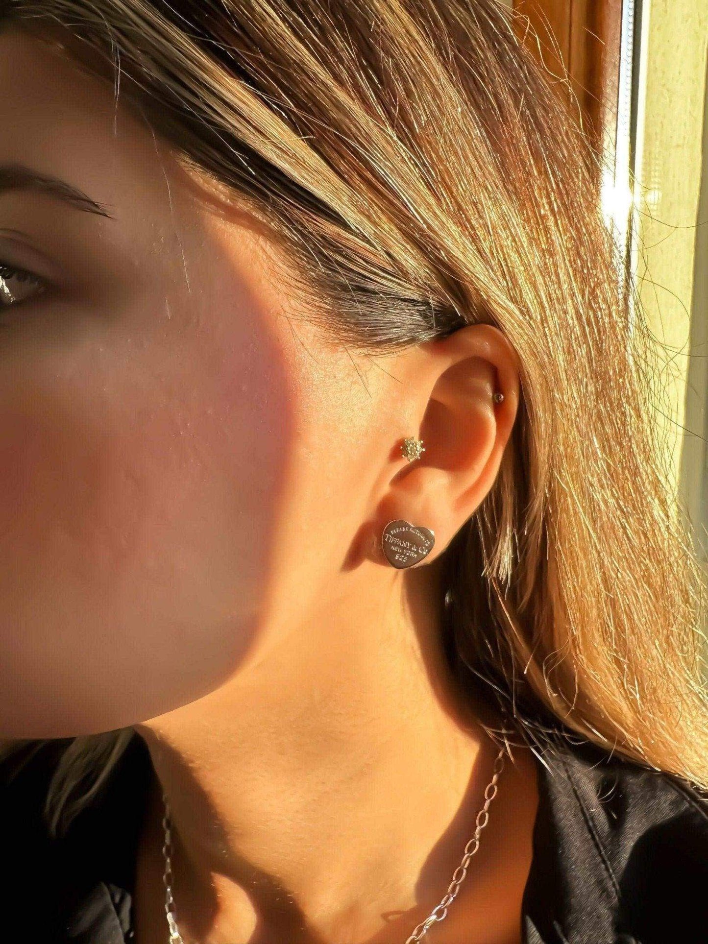 925 Sterling Silver Tiffany&Co Luxury Design Earrings - Tracesilver