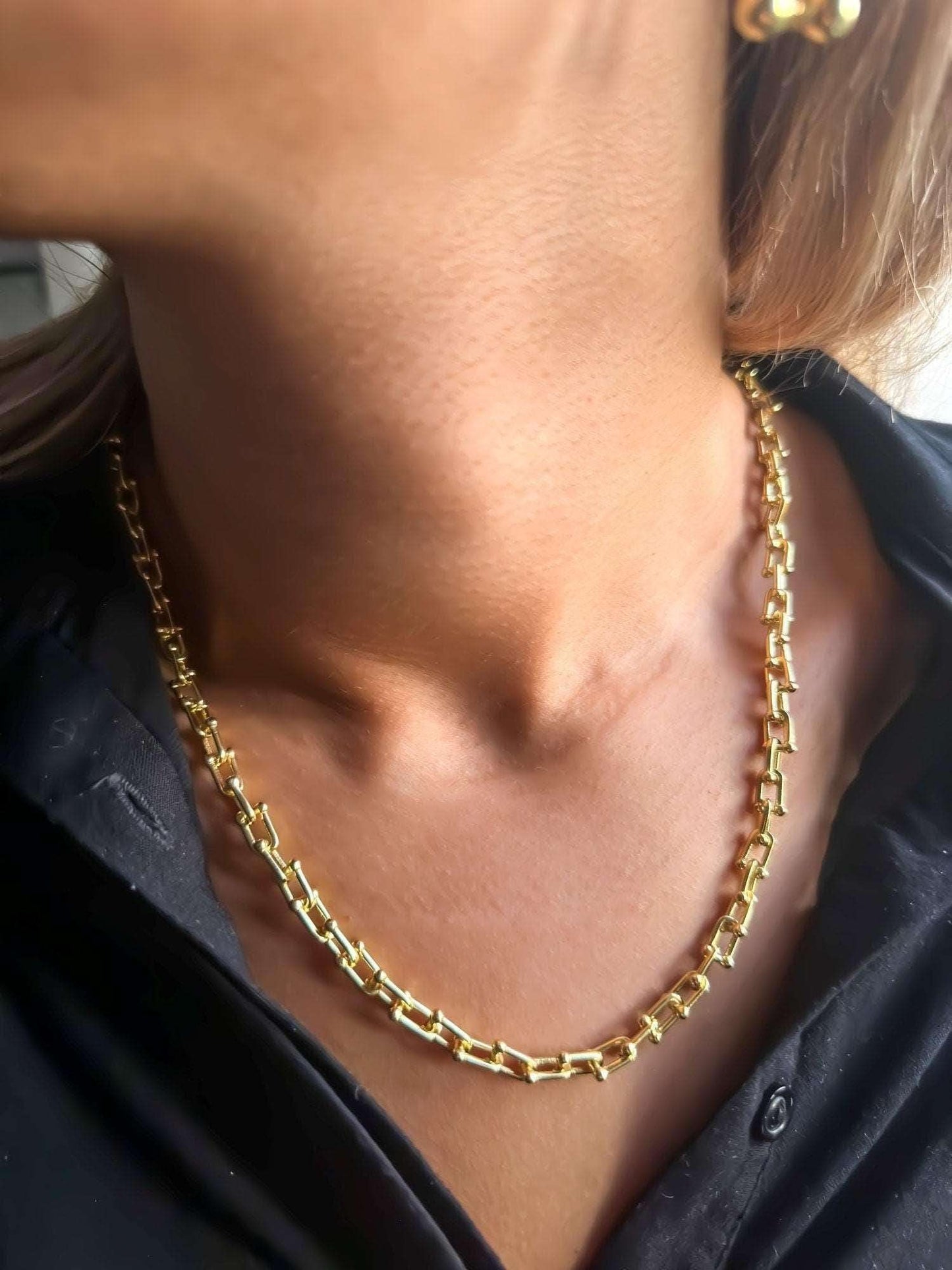 14K Gold Planet Tiffany & Co Necklace For Her 925 Sterling Silver - Tracesilver