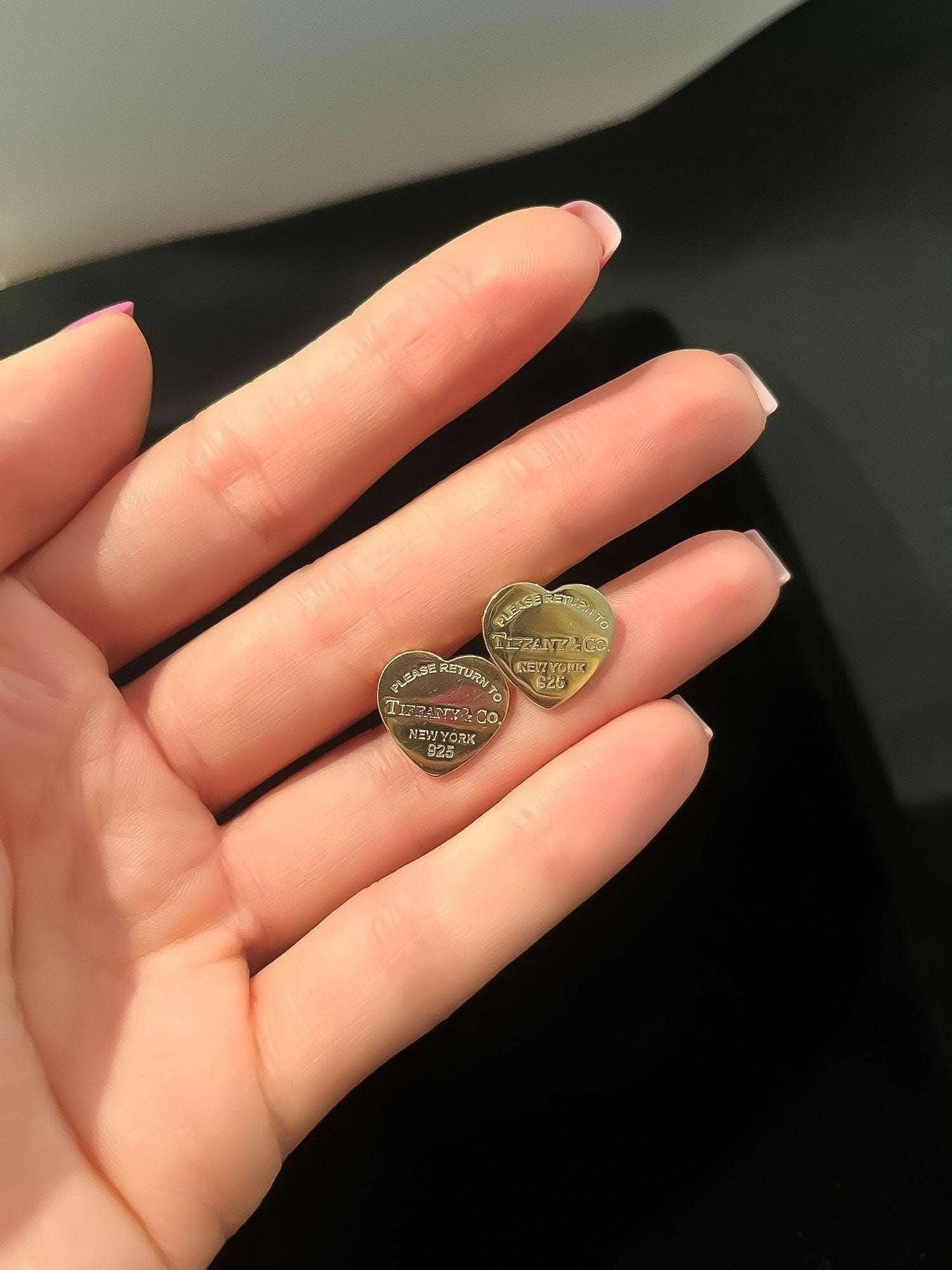 14K Gold Planet Tiffany & Co Luxury Jewelry Stud Earrings - Tracesilver