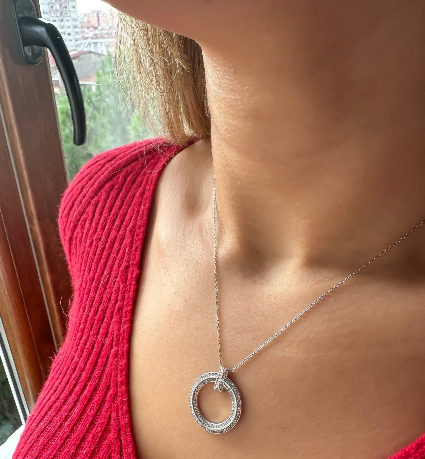 925 Sterling Silver Tiffany & Co Luxury Pendant Necklace For Her - Tracesilver