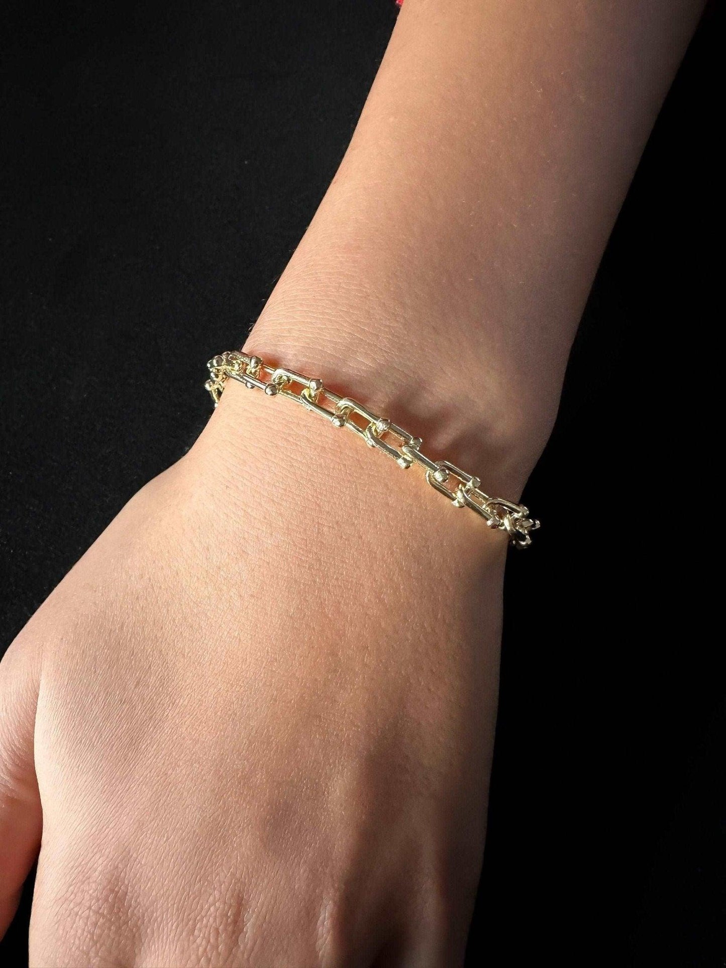 14K Gold Planet Tiffany Co 925 Sterling Silver Luxury Bracelet - Tracesilver