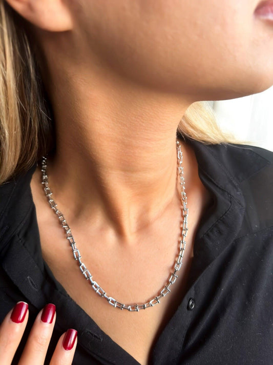 Tiffany & Co Vintage 925 Sterling Silver Necklace For Women - Tracesilver