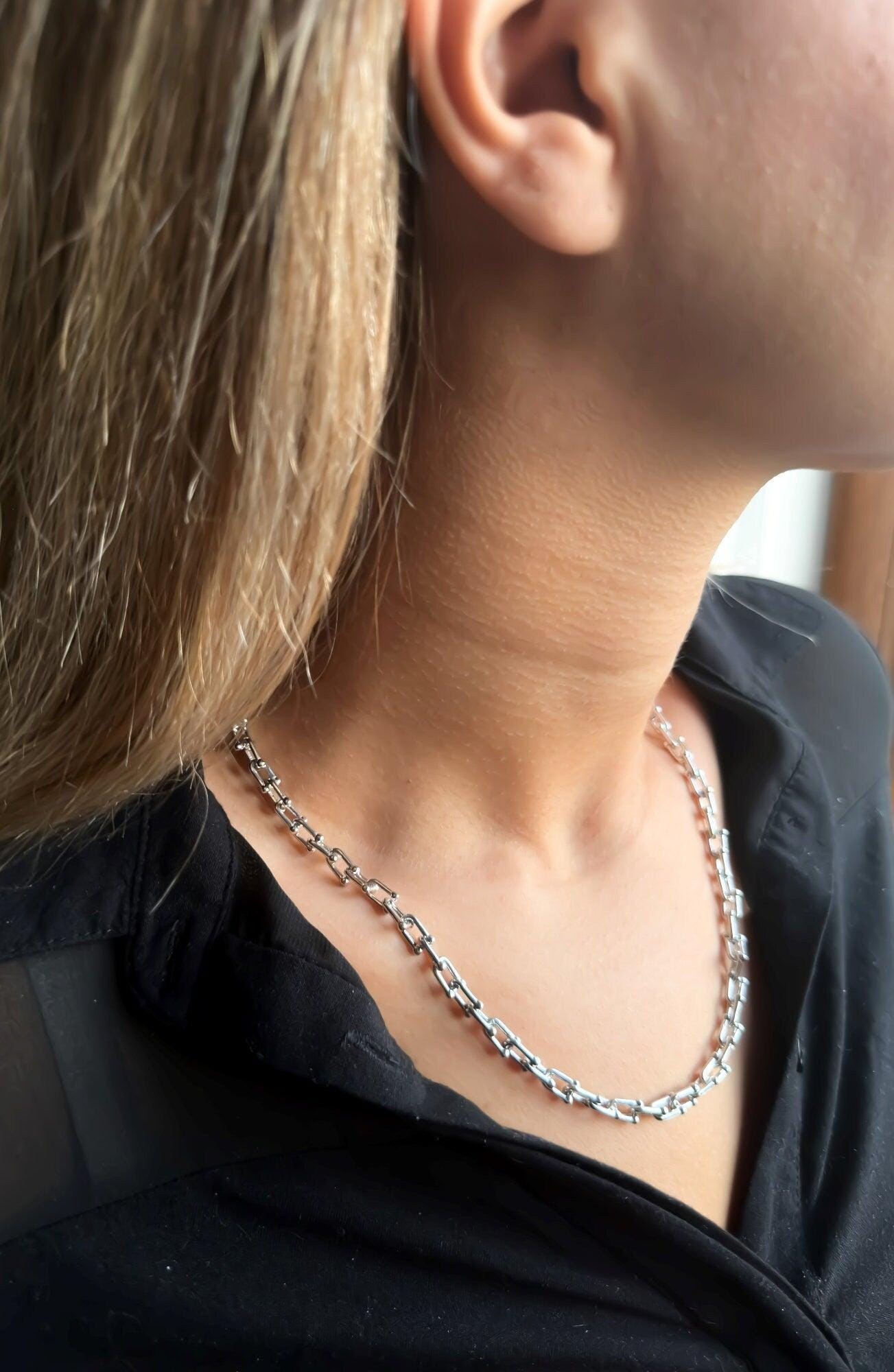 Tiffany & Co Vintage 925 Sterling Silver Necklace For Women - Tracesilver