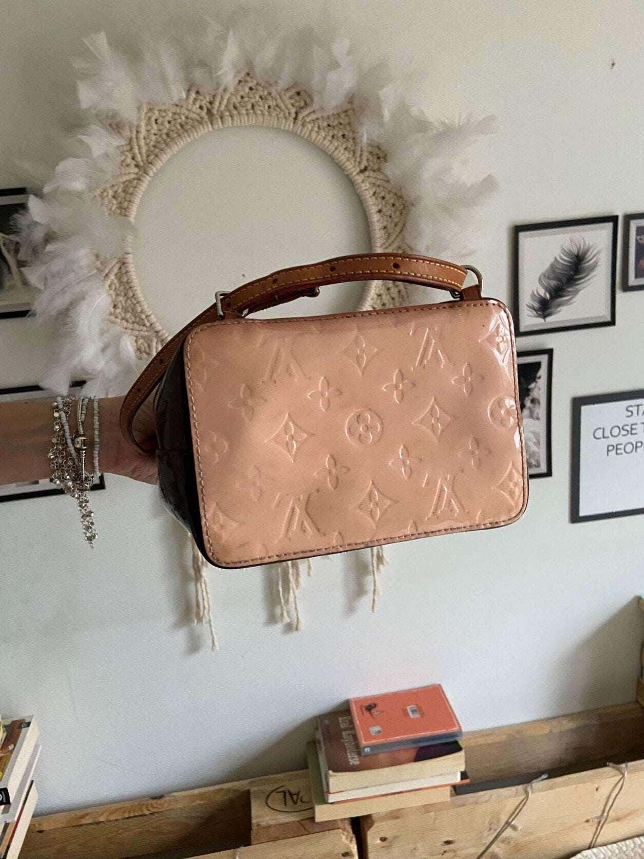 Authentic Louis Vuitton Hot Springs Monogram Vernis Leather Backpack - Tracesilver