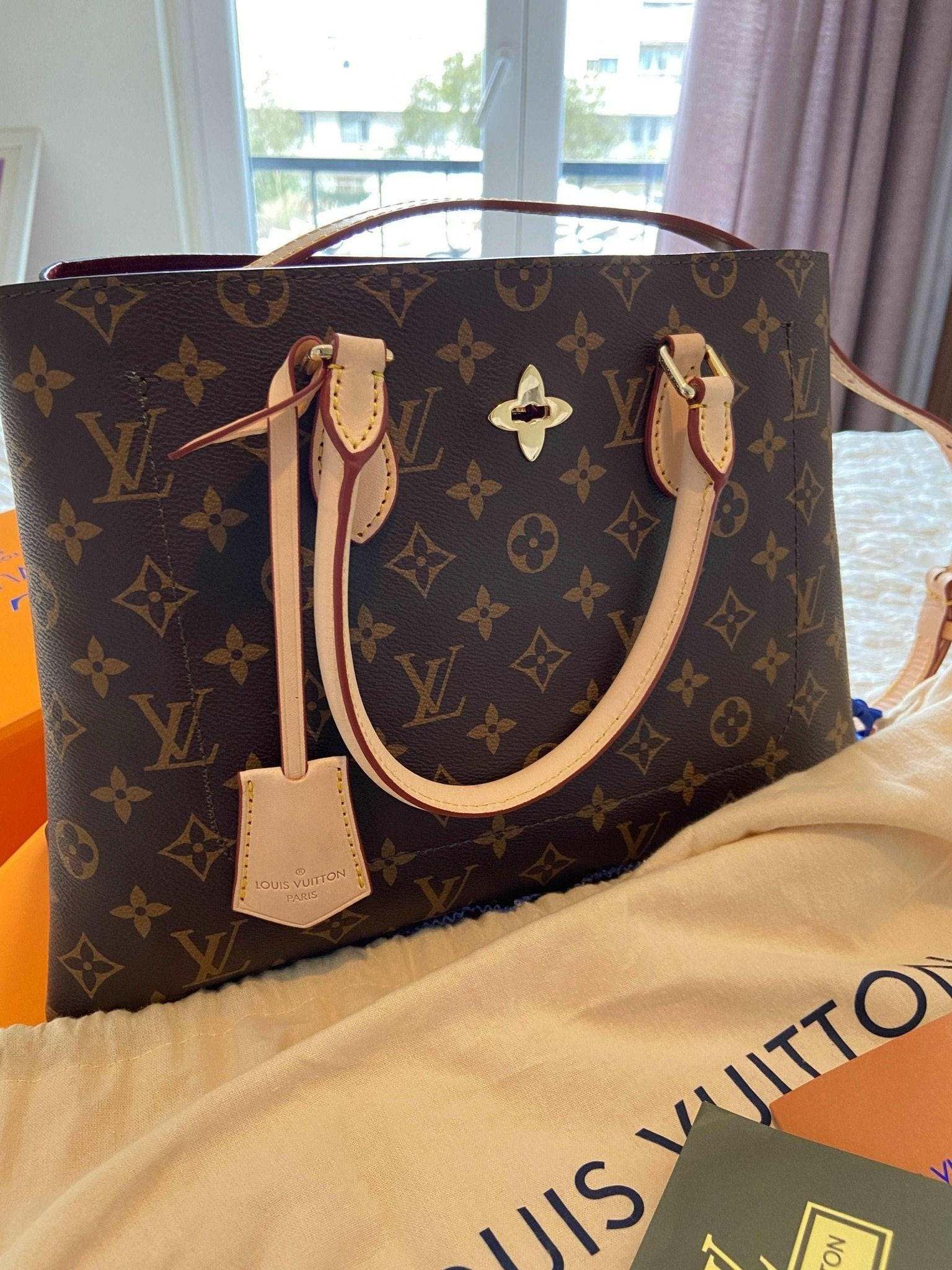 Louis Vuitton Monogram Flower 2 WAY TOTE Handbag For Women LVV - Tracesilver