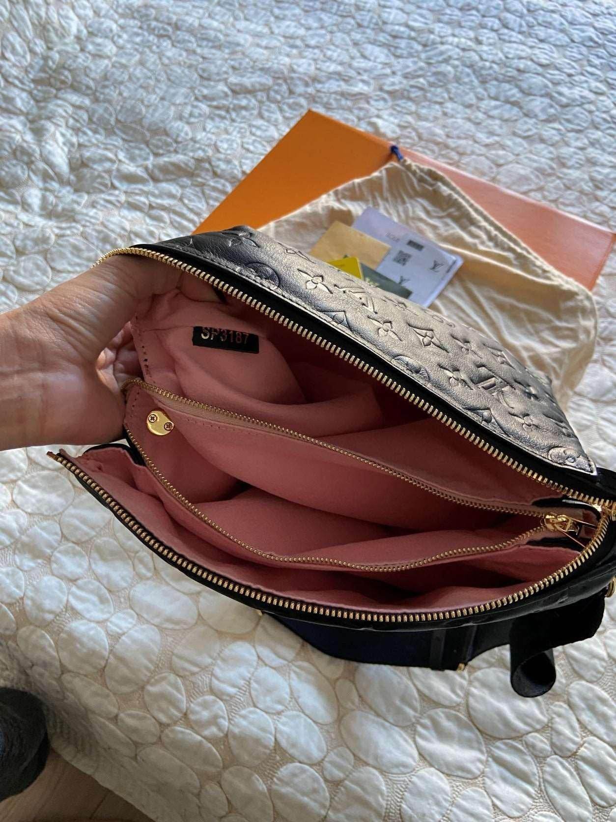 Louis Vuitton Monogram Black COUSSIN PM Handbag For Women LVV - Tracesilver