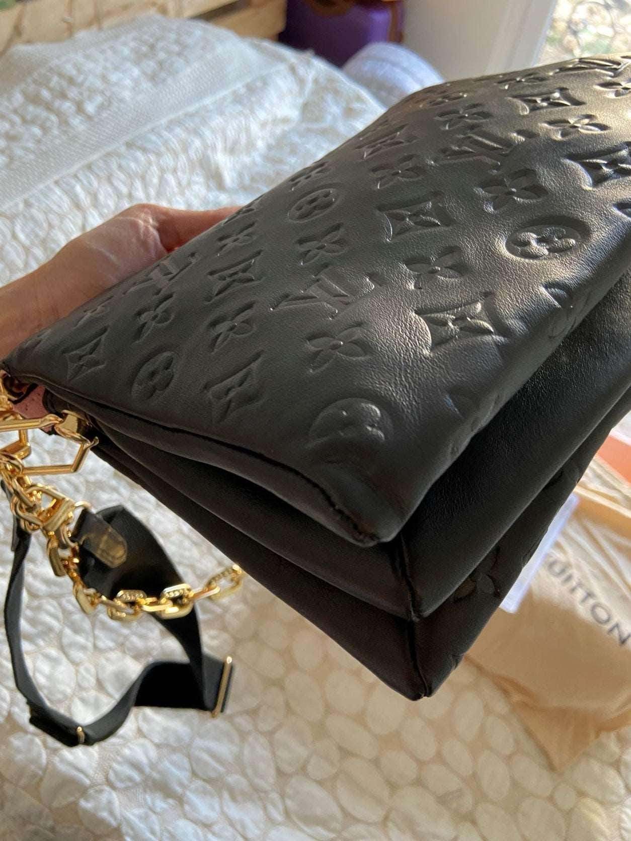 Louis Vuitton Monogram Black COUSSIN PM Handbag For Women LVV - Tracesilver
