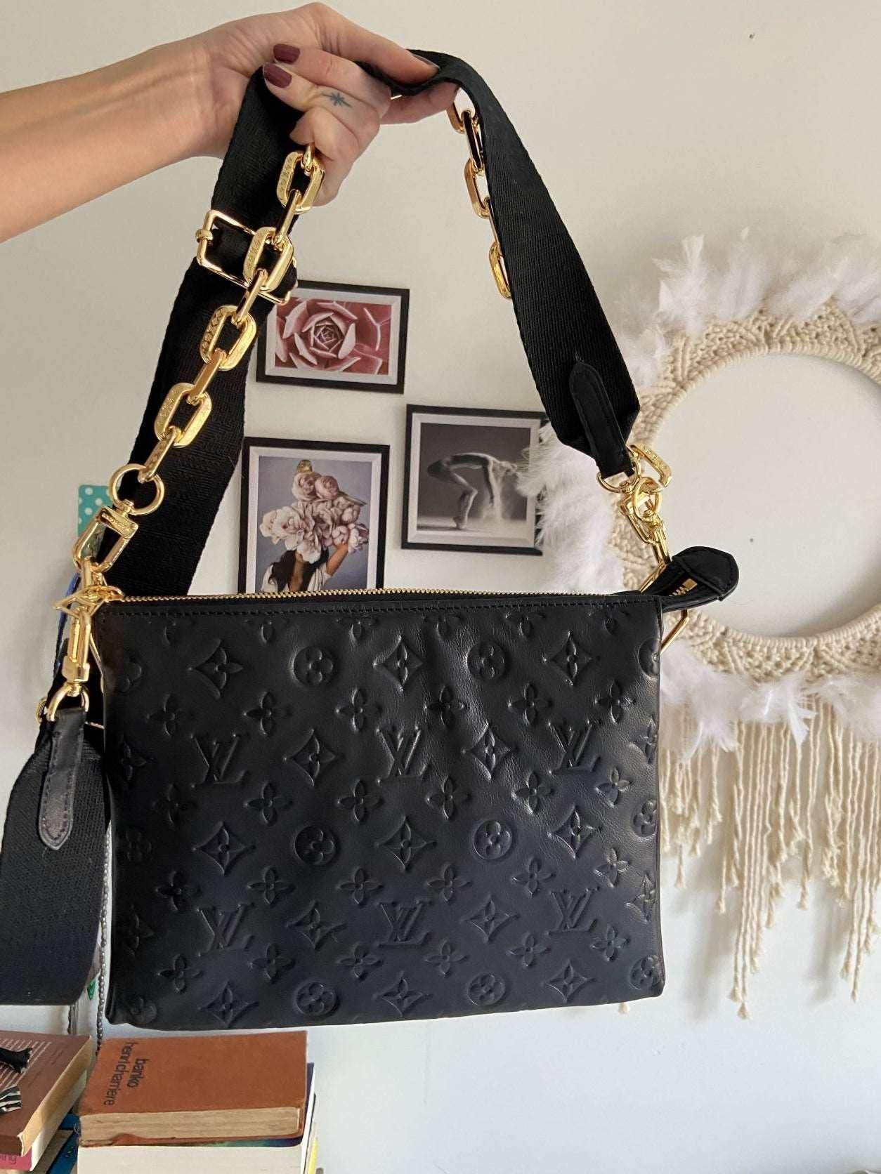 Louis Vuitton Monogram Black COUSSIN PM Handbag For Women LVV - Tracesilver