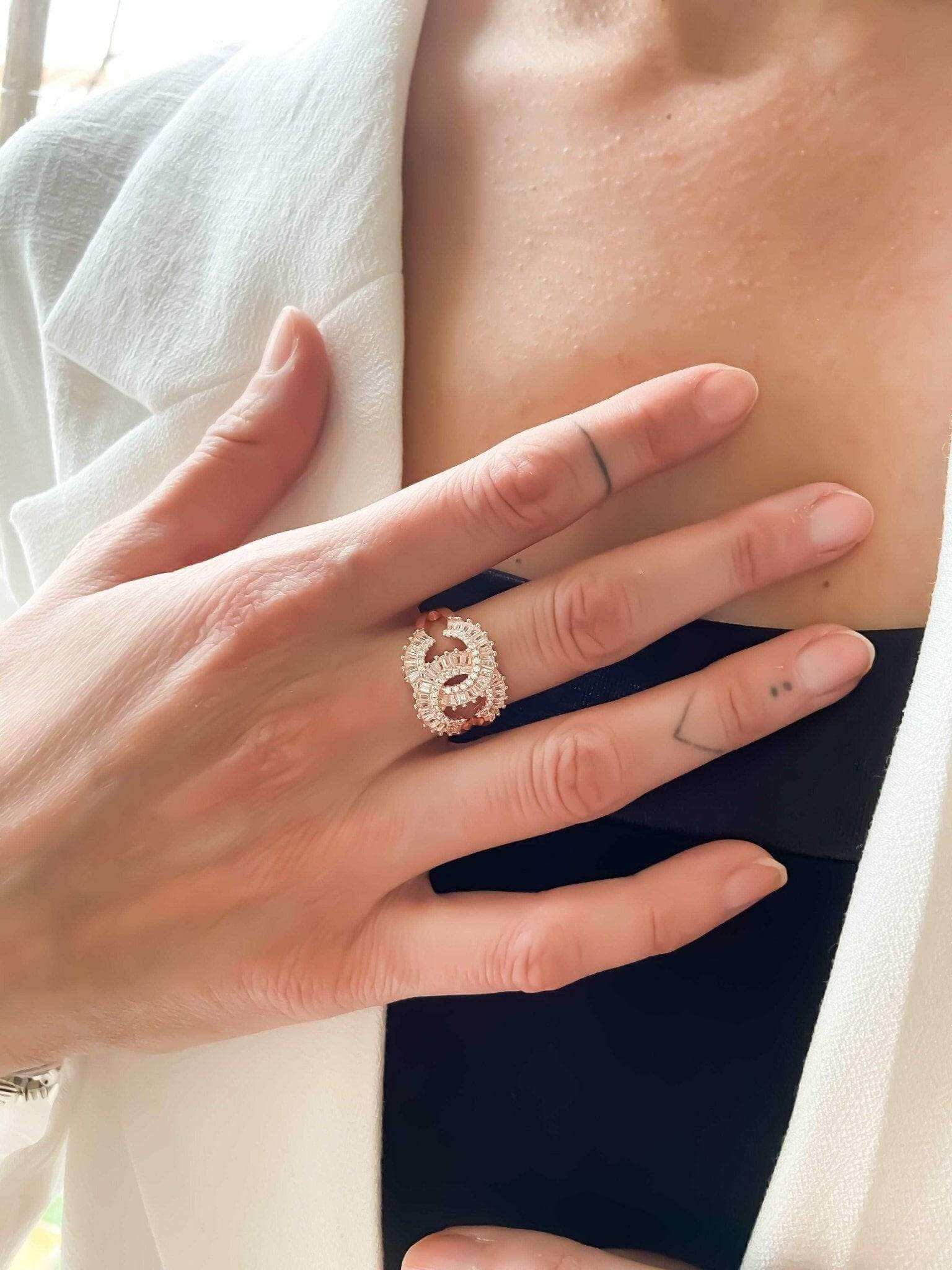 Chanel Luxury Jewelry 925 Sterling Silver Ring - Tracesilver