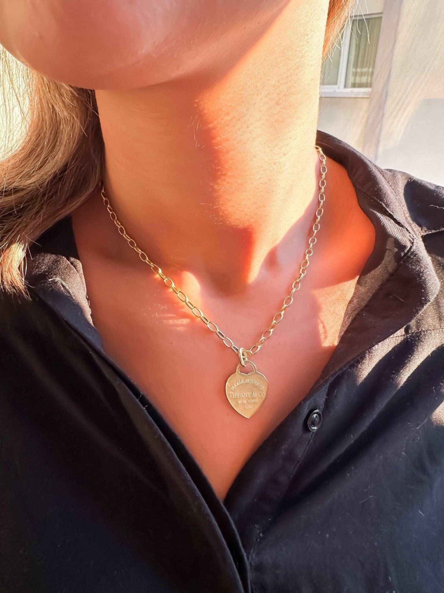 14K Gold Planet Tiffany Co Silver Luxury Necklace - Tracesilver