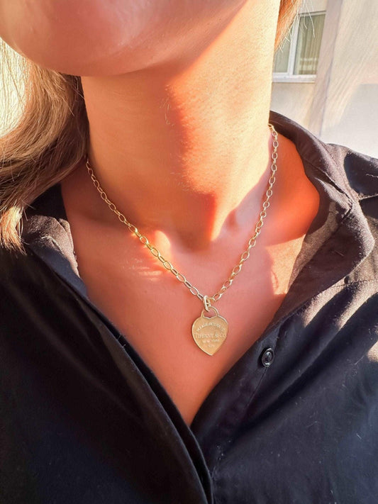 14K Gold Planet Tiffany Co Silver Luxury Necklace - Tracesilver