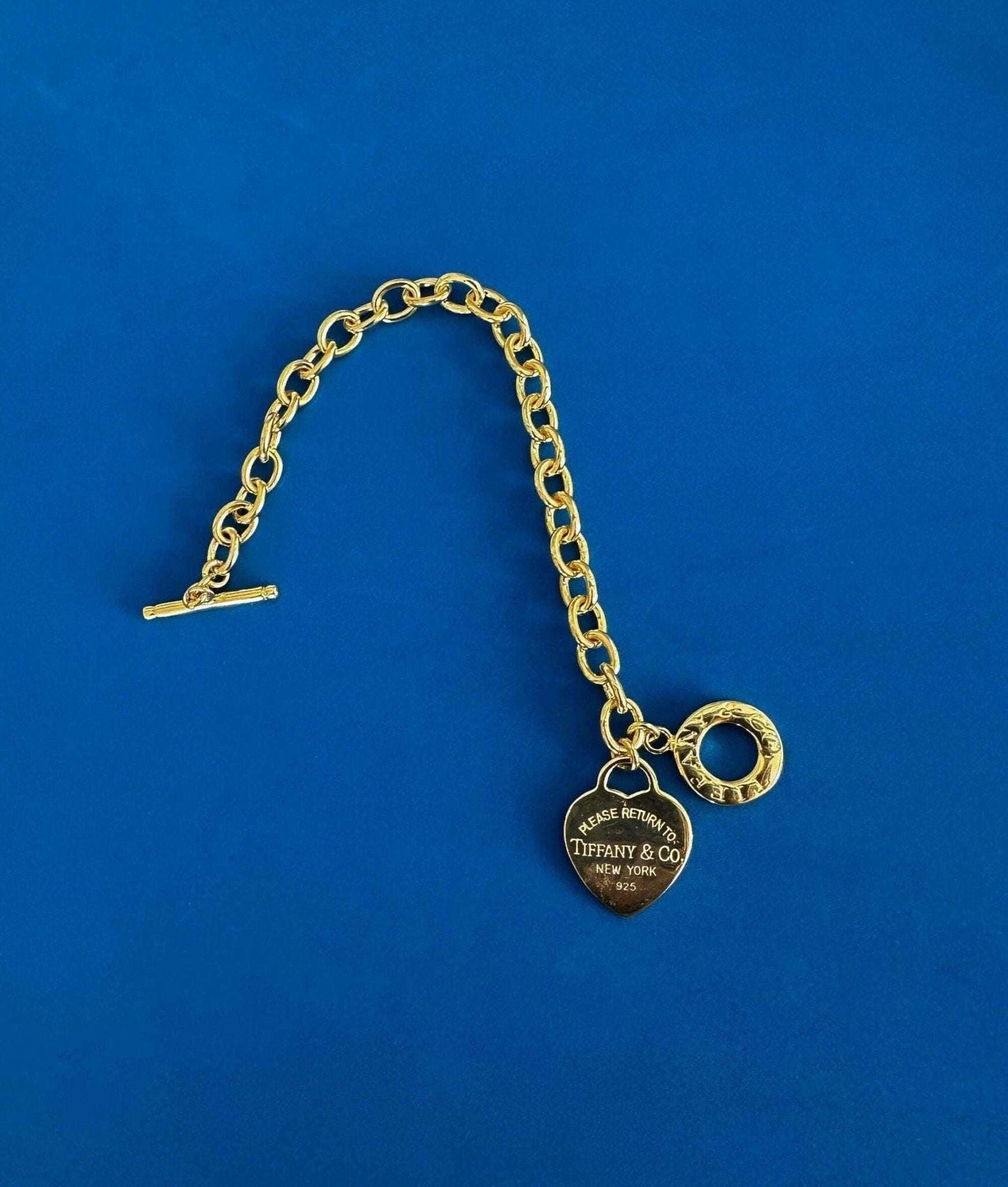 14K Gold Planet Tiffany Co Bracelet Luxury Jewelry - Tracesilver