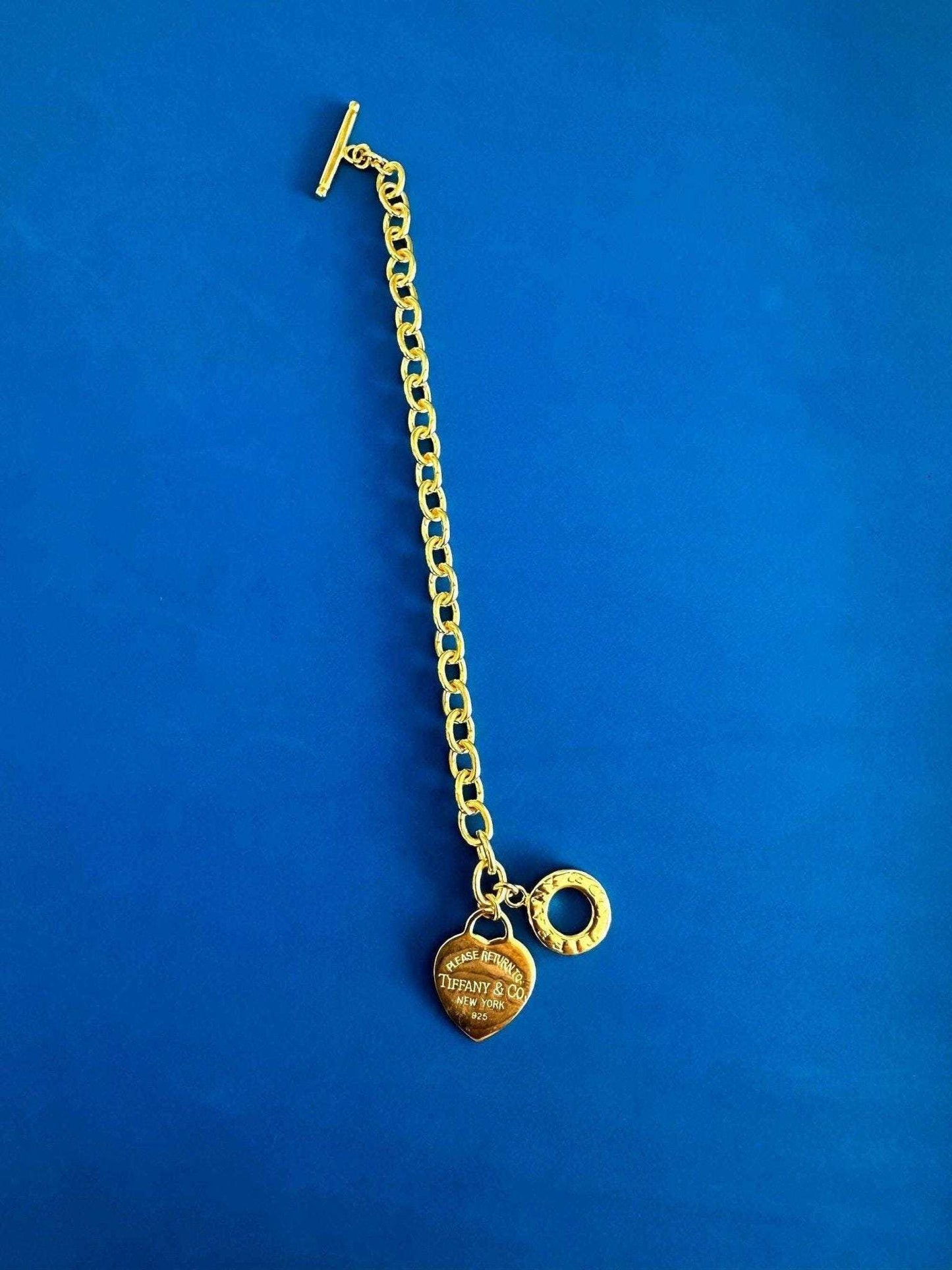 14K Gold Planet Tiffany Co Bracelet Luxury Jewelry - Tracesilver