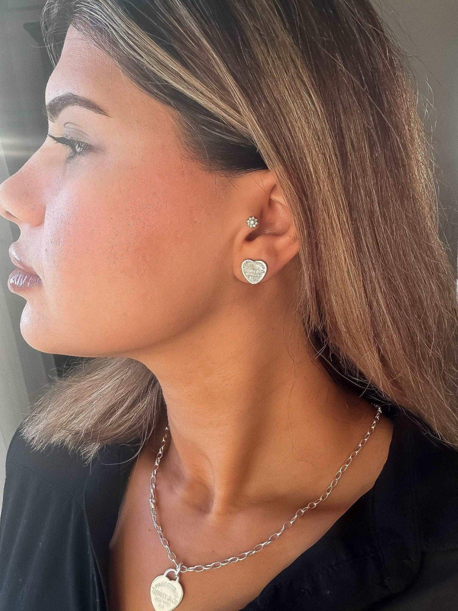 925 Sterling Silver Tiffany&Co Luxury Design Earrings - Tracesilver