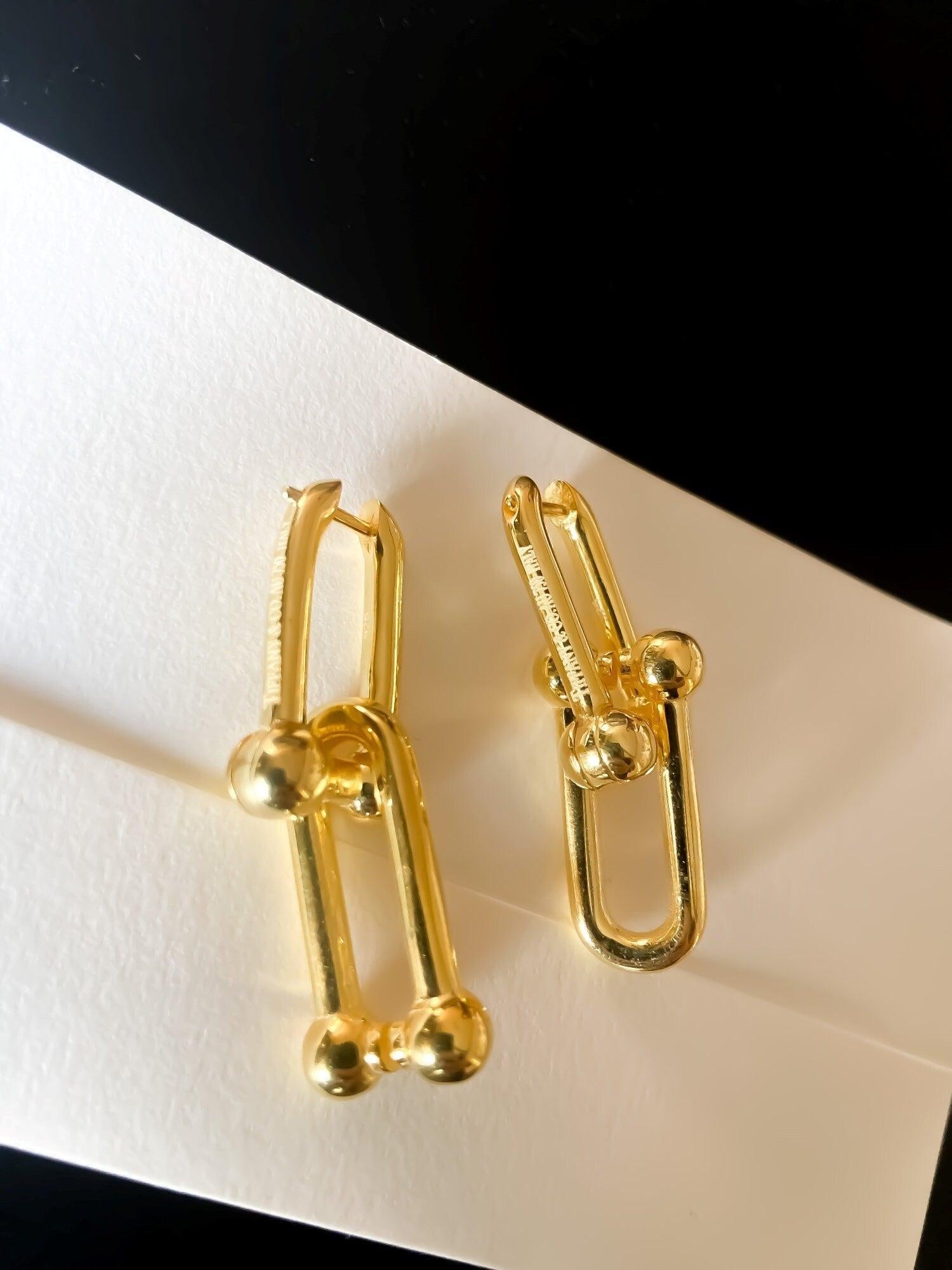 925 Sterling Silver Gold Planet Tiffanys And Co Jewelry Earrings For Women - Tracesilver