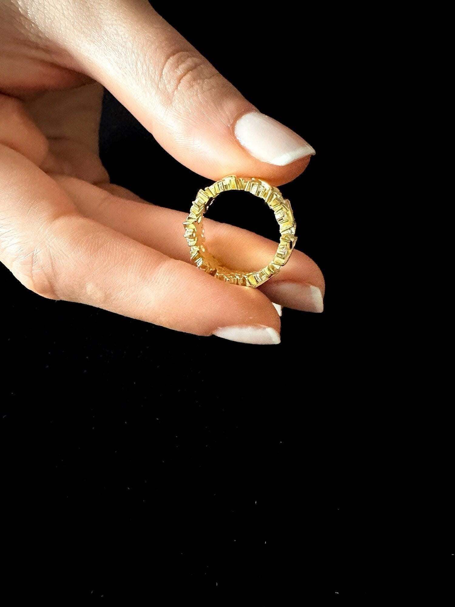 Tiffany & Co Schlumberger 14K Gold Planet 925 Sterling Silver Ring - Tracesilver