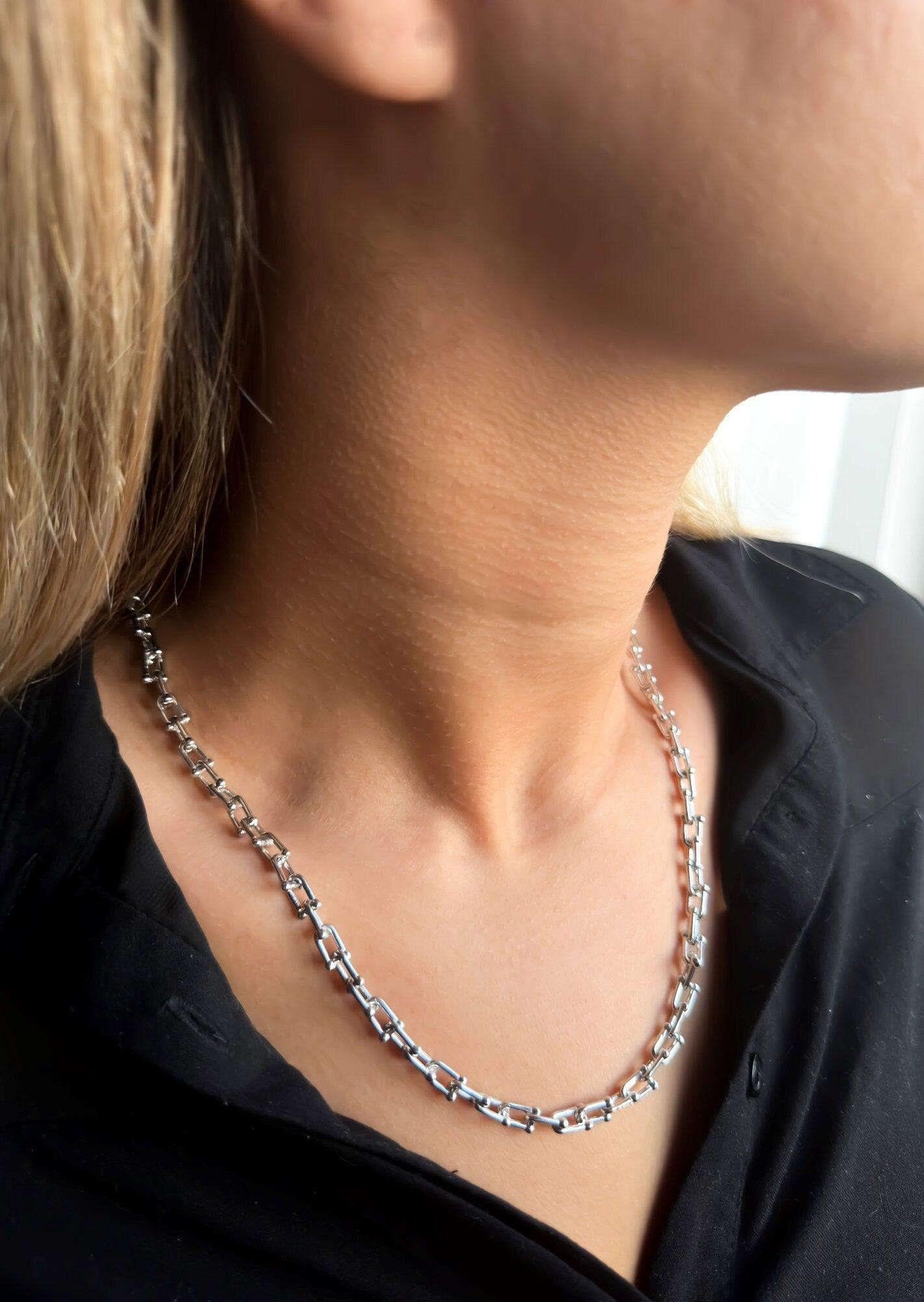 Tiffany & Co Vintage 925 Sterling Silver Necklace For Women - Tracesilver