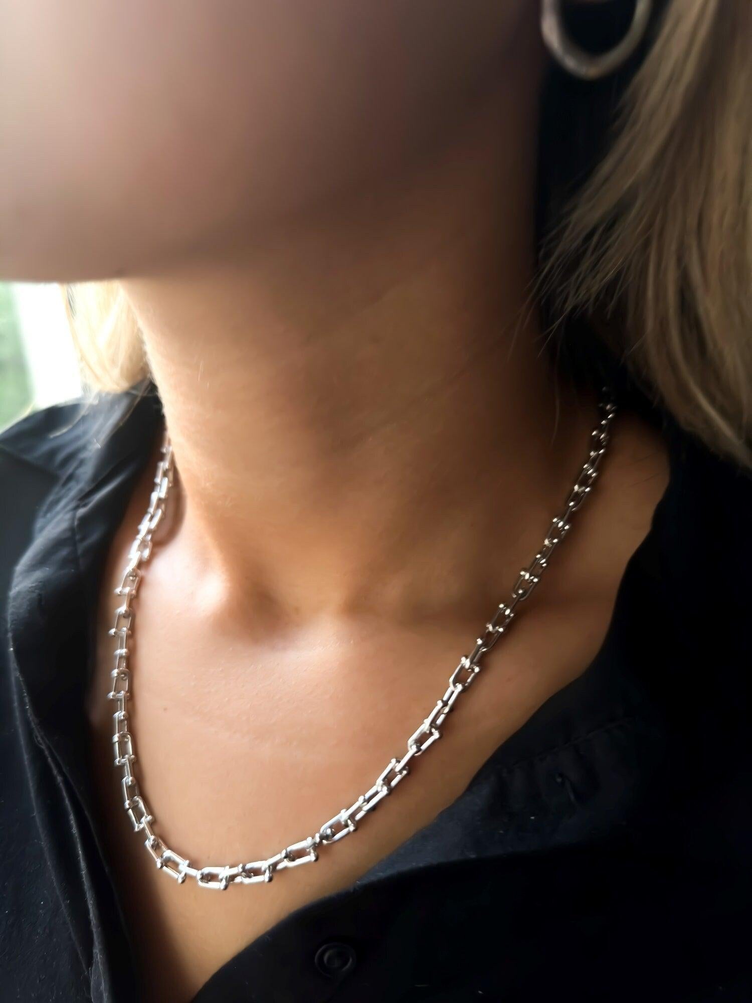 Tiffany & Co Vintage 925 Sterling Silver Necklace For Women - Tracesilver