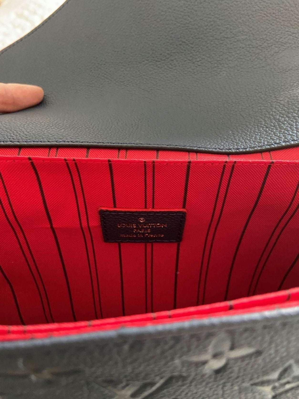 Louis Vuitton Empreinte Pochette Metis in Marine Rouge Crossbody Handbag LVV - Tracesilver