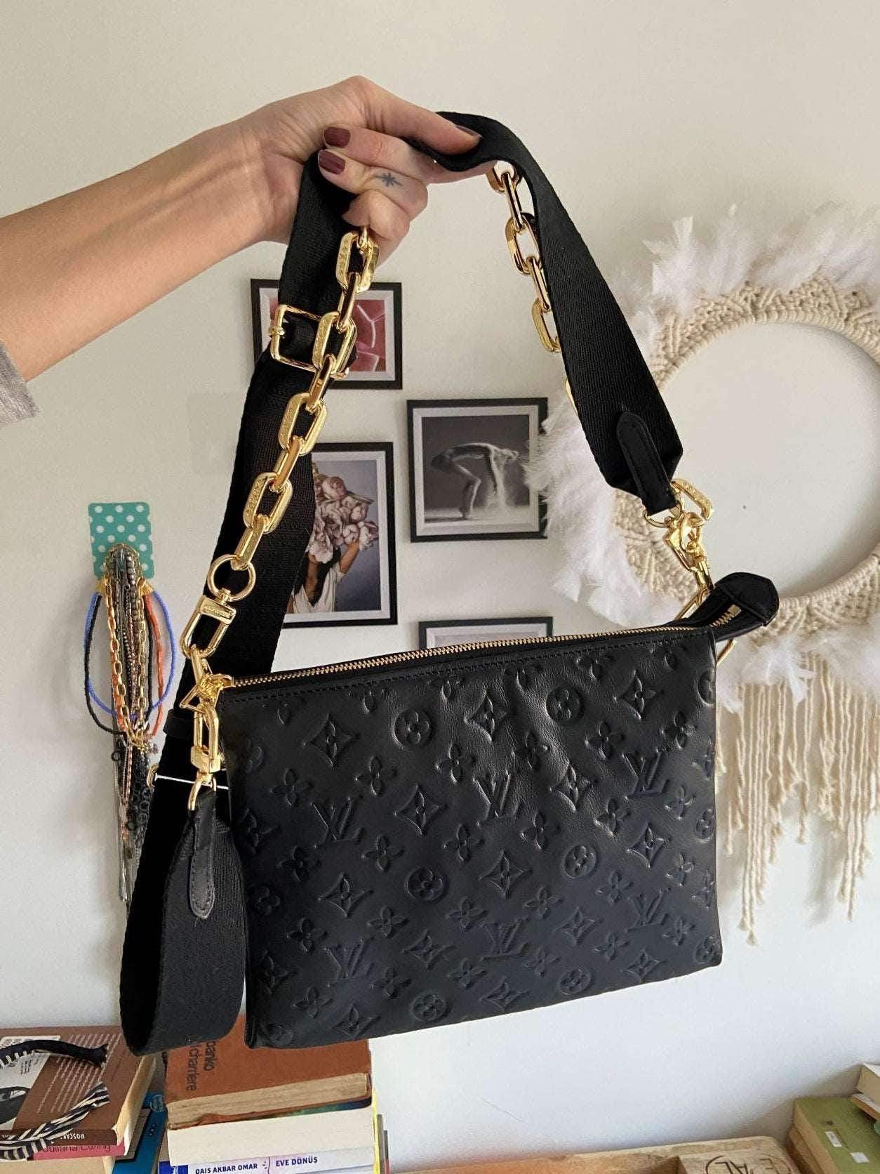 Louis Vuitton Monogram Black COUSSIN PM Handbag For Women LVV - Tracesilver