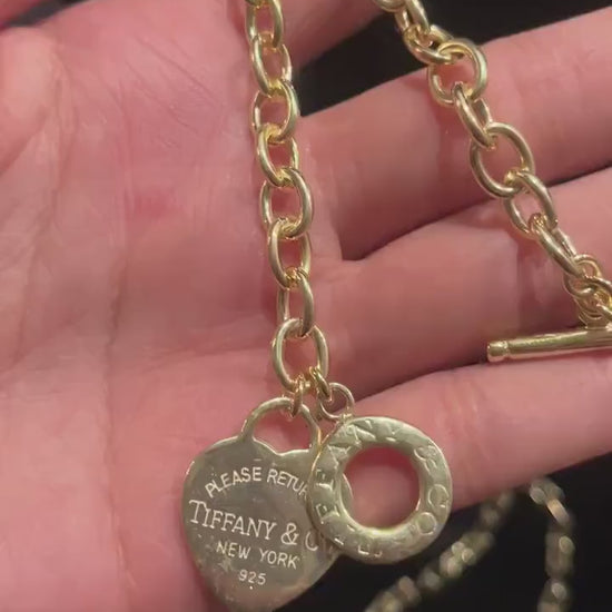 14K Gold Planet Tiffany Co Bracelet Luxury Jewelry