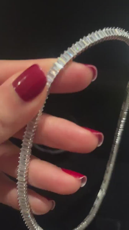 925 Sterling Silver First Quality Zircon Stone Necklace