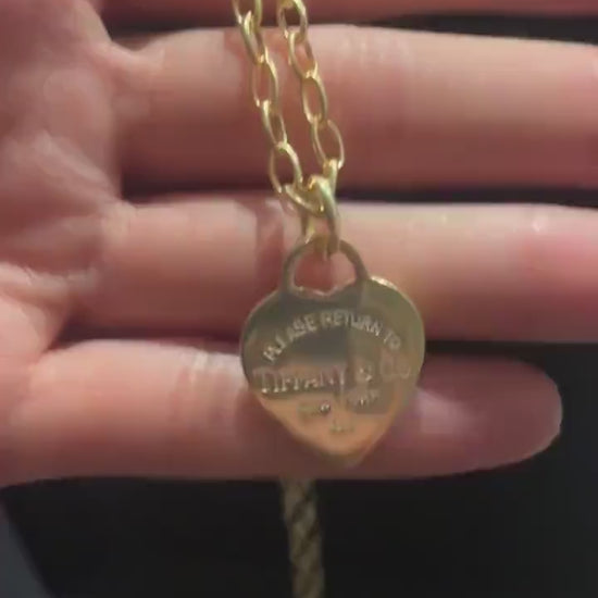 14K Gold Planet Tiffany Co Silver Luxury Necklace