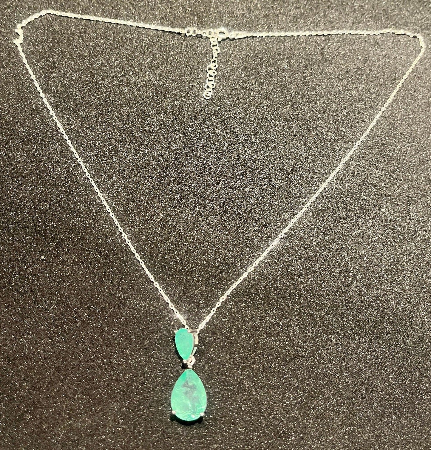 Aqua Marine Handmade Necklace | Handmade Necklace | 925 Sterling Silver | Natural stone necklace | Aqua Marine| - Tracesilver