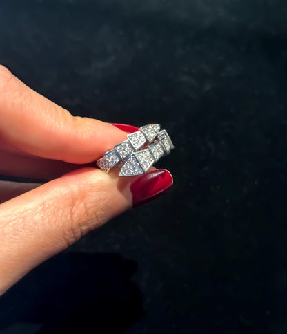 BVLGARI Serpenti Viper Collection 925 Sterling Silver Rings - Tracesilver