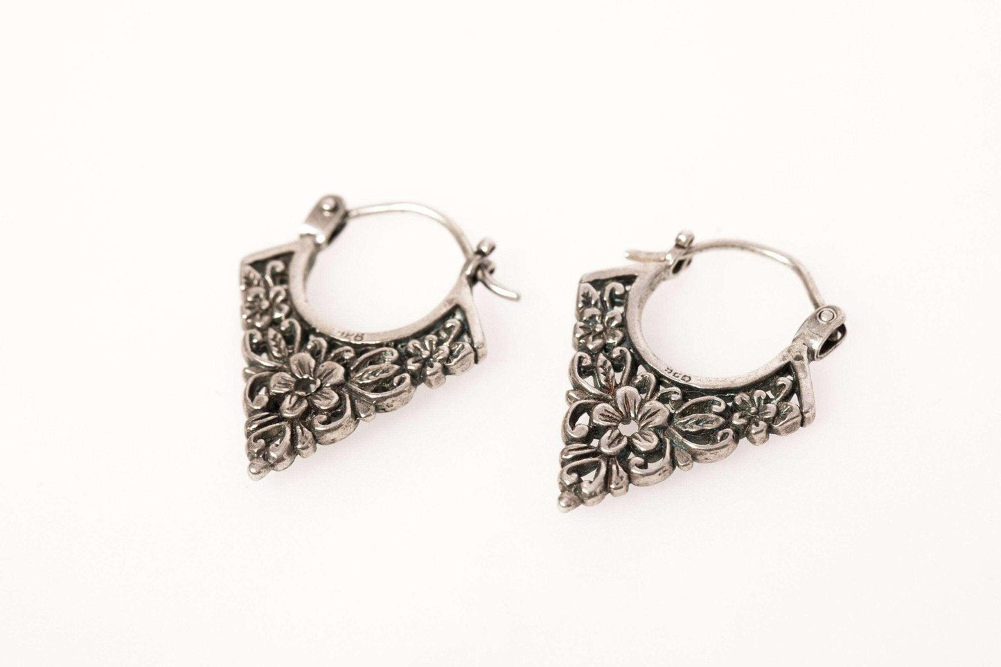 Filigree Handmade 925 Sterling Silver Earrings, Filigree Jewelry For Women, Accessory Filigree Earring, Desing Earring For Women, Gift Mom - Tracesilver