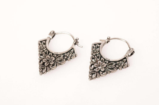 Filigree Handmade 925 Sterling Silver Earrings, Filigree Jewelry For Women, Accessory Filigree Earring, Desing Earring For Women, Gift Mom - Tracesilver