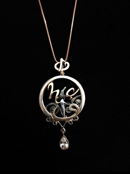 Hz.Rumi Nothingness Unique Desing Handmade 925 Sterling Silver Necklace, Mevlana Jewelry Pendant, Unique Desing Sufi Necklaces - Tracesilver