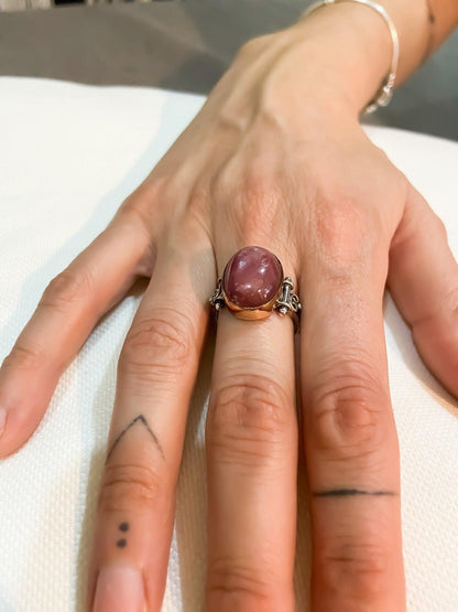 Ruby Jewelry Ring 925 Sterling Silver Handmade, Ruby Natural Stone Ring For Women, Precious Natural Stone Jewelry Ring, Gift For Best Mother - Tracesilver
