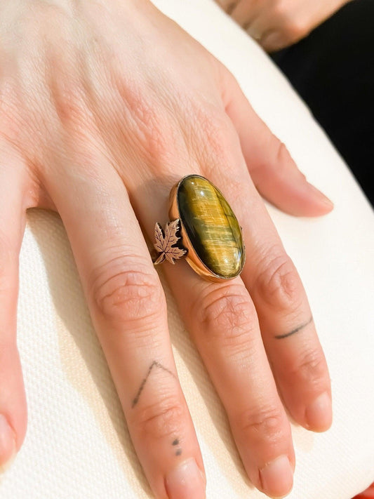 Rutilated Quartz Handmade Women Ring, 925 Sterling Silver Rutilated Quartz Stone Jewelry Ring, Gemstone Ring For Women, Gift Ring For Mother - Tracesilver