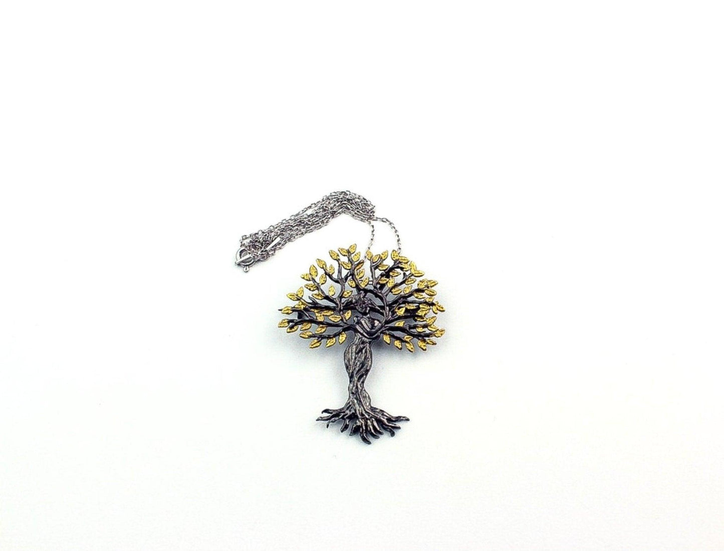 Tree Of Life 925 Sterling Silver Necklaces For Women, Custom Desing Wear Brooch and Pendant For Her,Tree Of Life Jewelry - Tracesilver