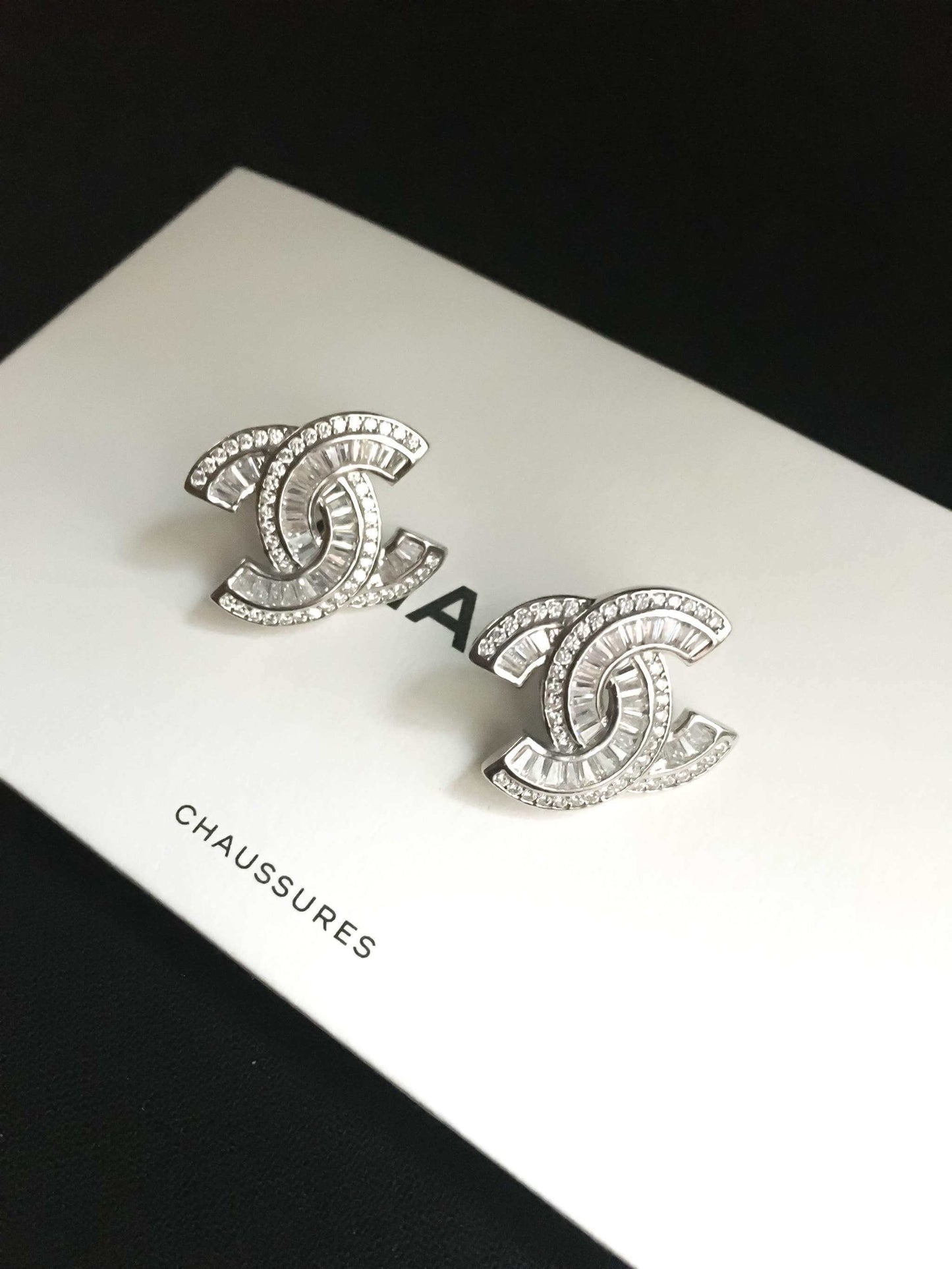 Vintage Chanel Zircon Stone Baguette Cut Chanel Earrings 925 Sterling Chanel Vintage Baguette Cut Earrings For Women.All of our products are 925 Sterling Silver and 925 Stamped.Shipping Free.Door to door Express Shipping Service.AmericEarringsVintage Chanel